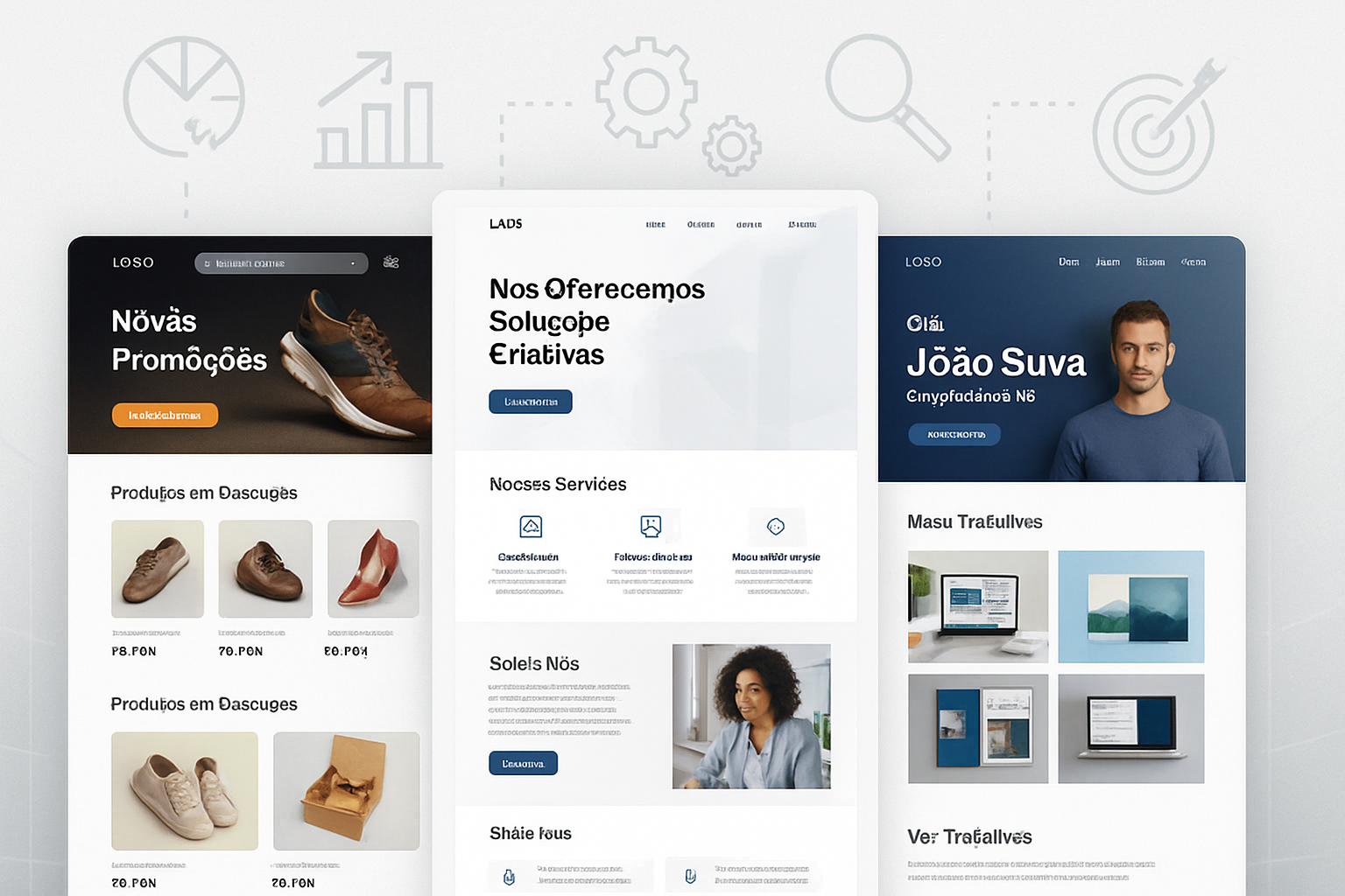 Evolução com Landing Page